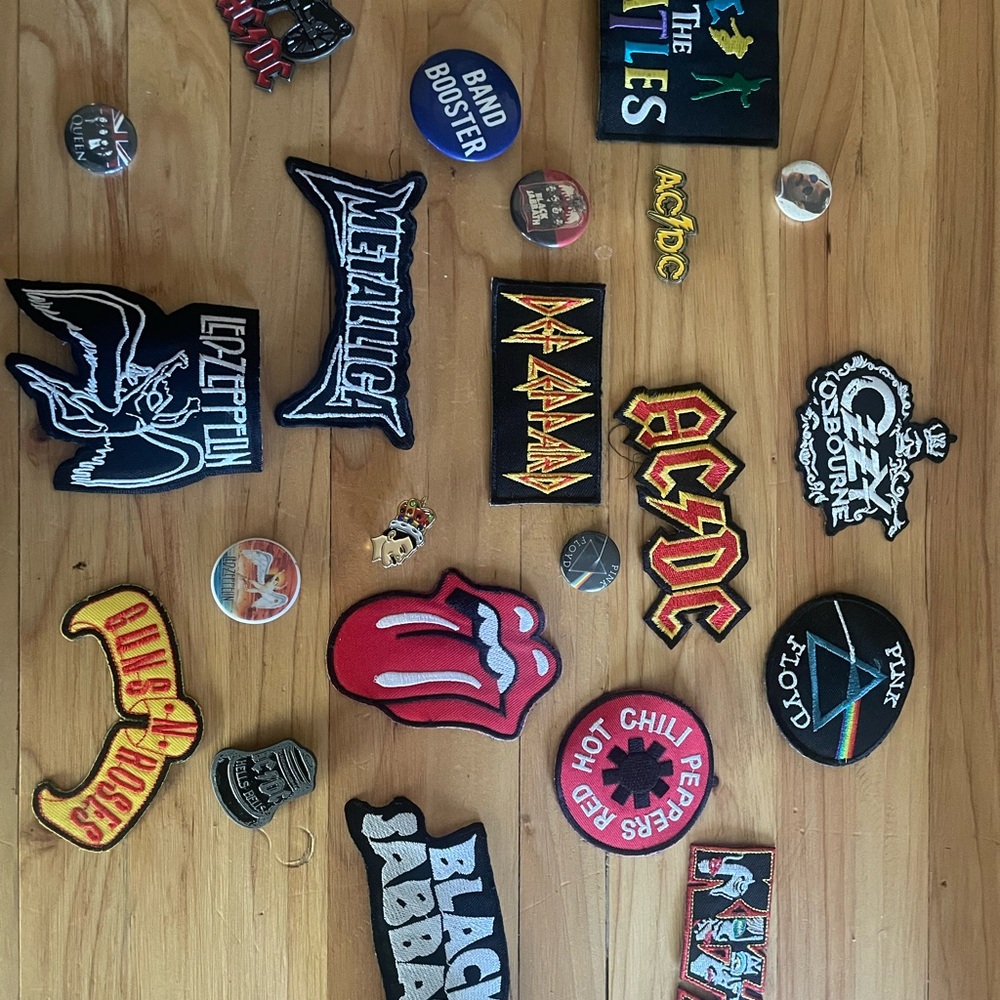 Rock Band Patches Collection